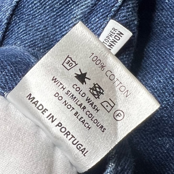 Christopher Shannon Colorblock Denim Jeans Street Wear - Picture 9 of 9